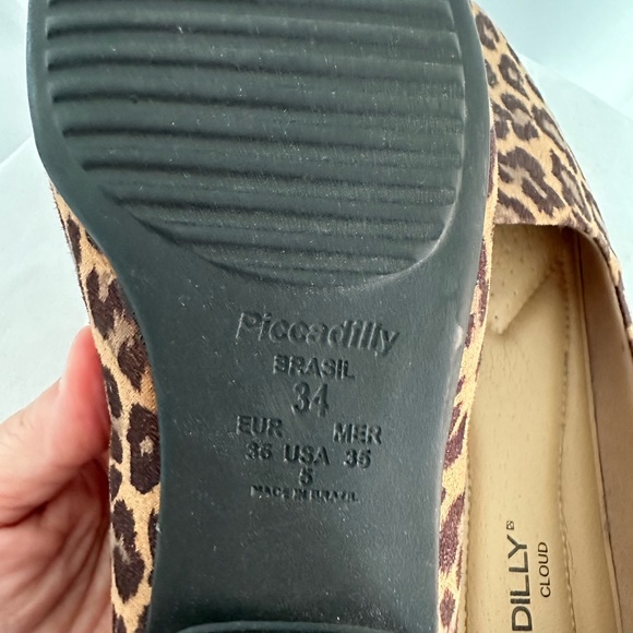 Piccadilly Cloud leopard print flats - Picture 7 of 7